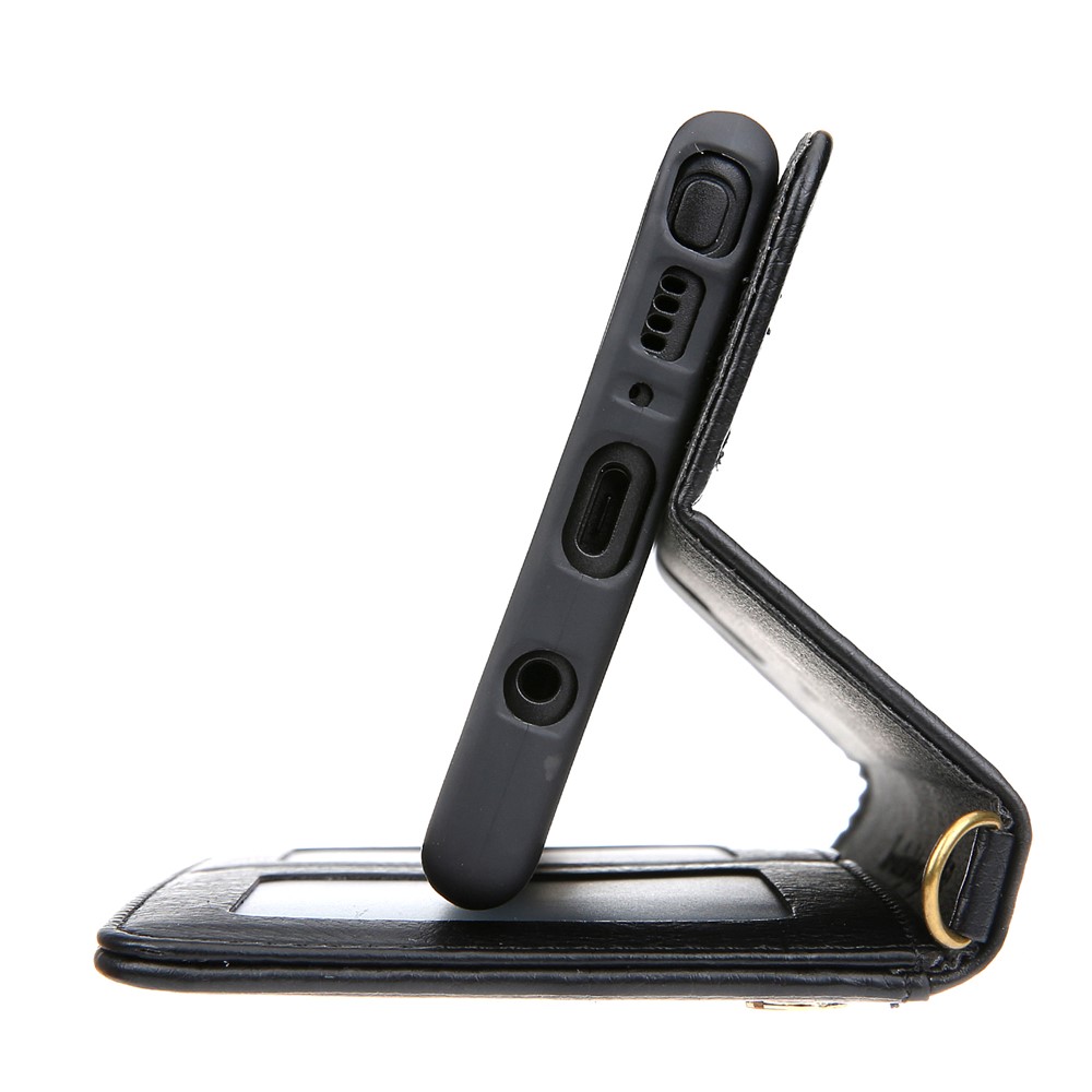 Chai2 PU Stand Stand Casas Móveis Para Samsung Galaxy Note9 N960 - Preto