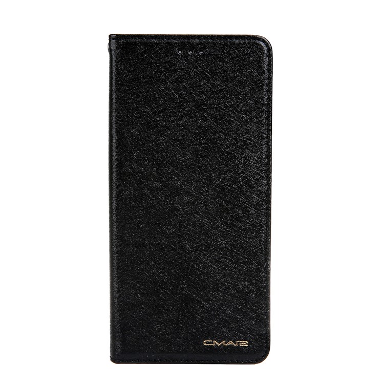 CMAI2 Silk Texture PU Leather Wallet Folio Cover Accessory with Stand for Samsung Galaxy Note9 N960 - Black-2