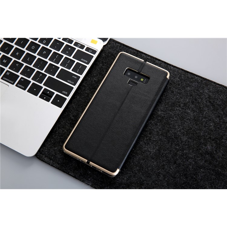 CMAI2 Leather Card Slot Stand Casing for Samsung Galaxy Note9 N960 - Black-13