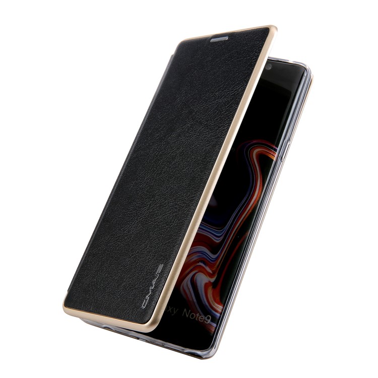 CMAI2 Leather Card Slot Stand Casing for Samsung Galaxy Note9 N960 - Black-8