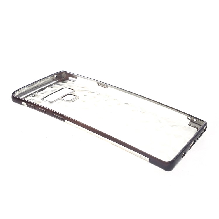 3D Diamond Grain Electroplated Soft TPU Case Accessory for Samsung Galaxy Note9 N960 - Black-5