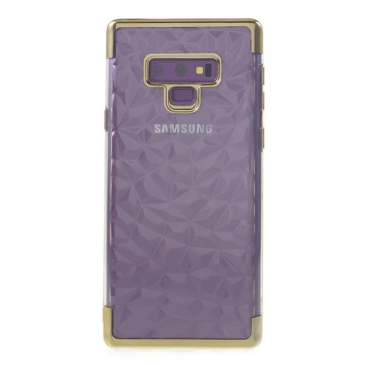 

3D Алмазное Зерно Гальваническое Покрытие Оболочки ТПУ Для Галактики Samsung Примечание9 N960 - Золото