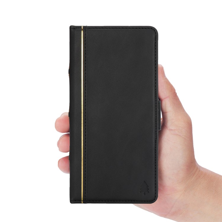 Book Style Removable TPU Back Shell + Leather Wallet Case for Samsung Galaxy Note9 N960 - Black-11