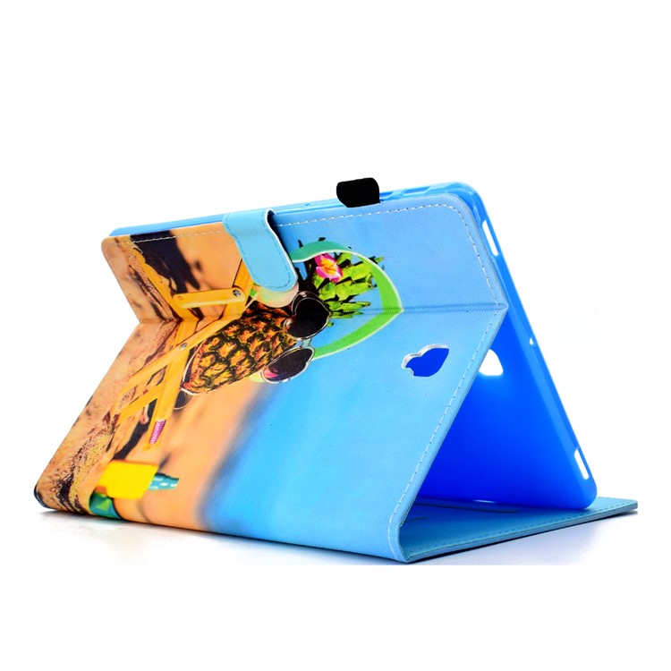 Pattern Printing Stand Leather Case with Card Holder for Samsung Galaxy Tab S4 10.5 T830 - Cool Pineapple-5