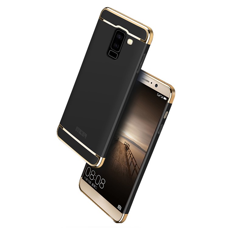 

MOFI Guard Series Detachable 3-in-1 Plating Plastic Case for Samsung Galaxy A6+ (2018) / A9 Star Lite - Black, Galaxy A6+ (2018)