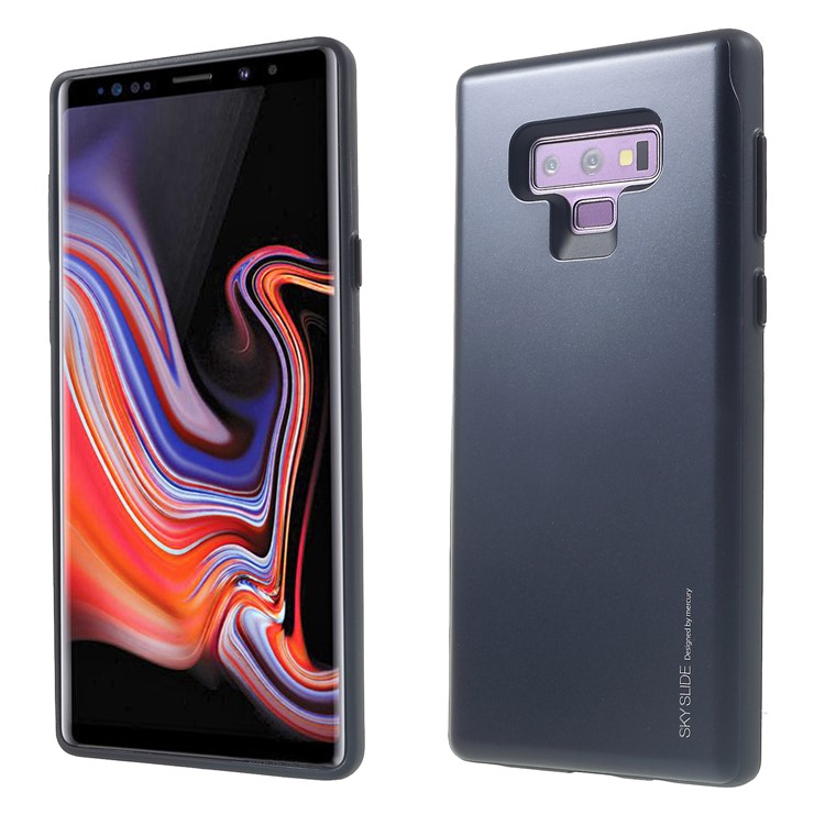 MERCURY GOOSPERY for Samsung Galaxy Note9 N960 Sky Series Slide PC TPU Card Holder Case - Black-1