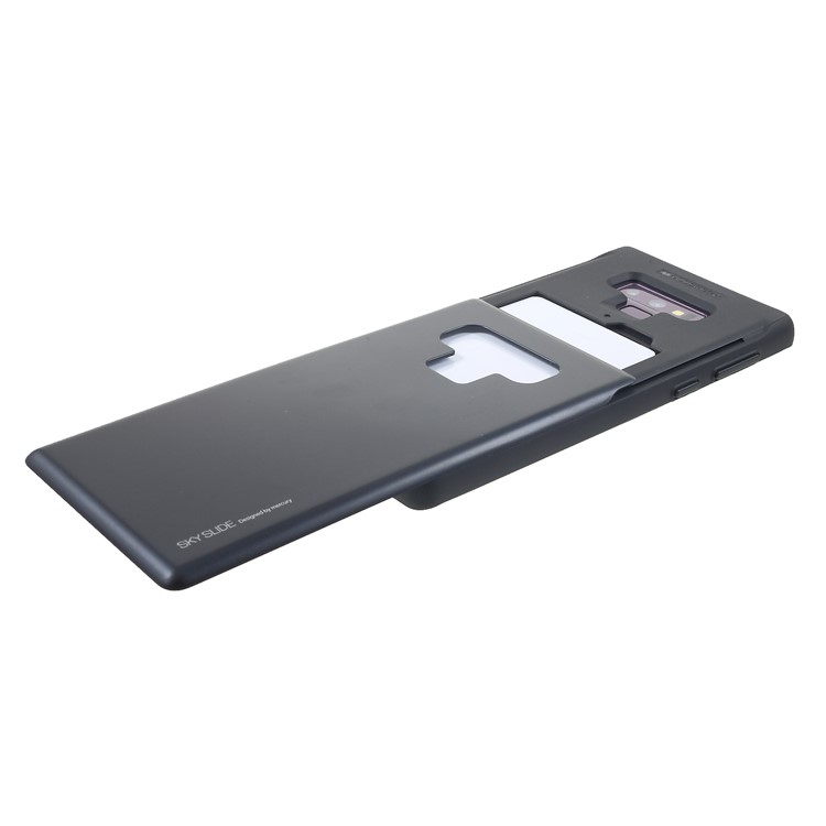 MERCURY GOOSPERY for Samsung Galaxy Note9 N960 Sky Series Slide PC TPU Card Holder Case - Black-4