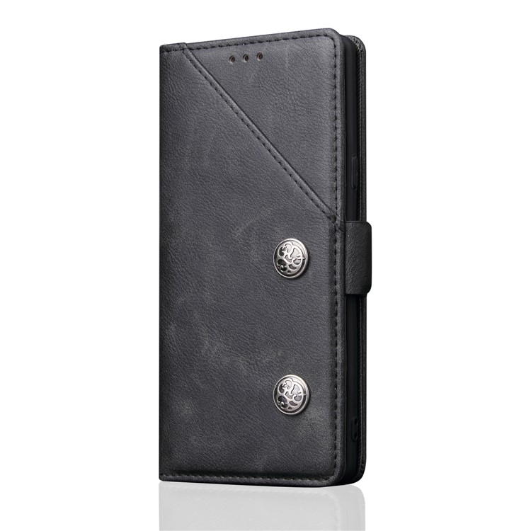 Retro Style Wallet Leather Stand Case for Samsung Galaxy Note9 SM-N960 - Black-3