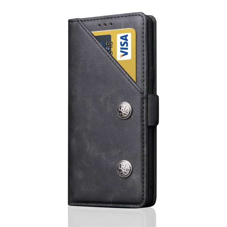 Retro Style Wallet Leather Stand Case for Samsung Galaxy Note9 SM-N960 - Black-4