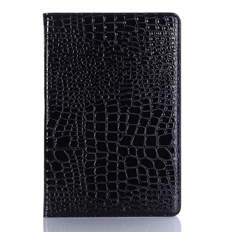 Crocodile Texture PU Leather Auto-wake/sleep Wallet Tablet Shell for Samsung Galaxy Tab S4 10.5 - Black-2