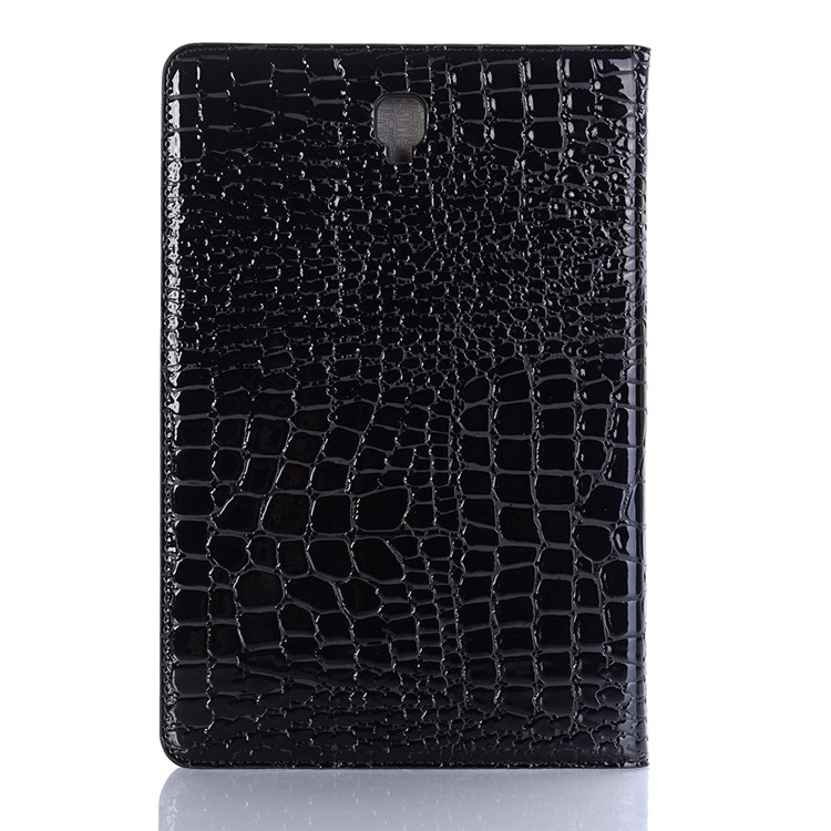 Crocodile Texture PU Leather Auto-wake/sleep Wallet Tablet Shell for Samsung Galaxy Tab S4 10.5 - Black-3