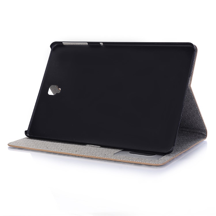 Crocodile Texture PU Leather Auto-wake/sleep Wallet Tablet Cover with Card Slots for Samsung Galaxy Tab S4 10.5 - Beige-4