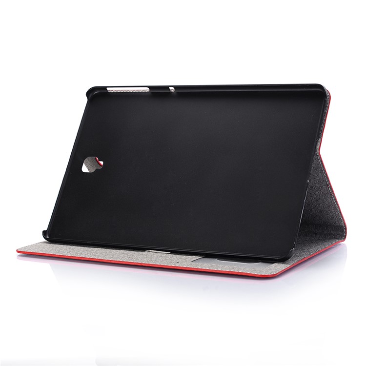 Crocodile Texture PU Leather Auto-wake/sleep Wallet Protection Stand Shell for Samsung Galaxy Tab S4 10.5 - Red-4