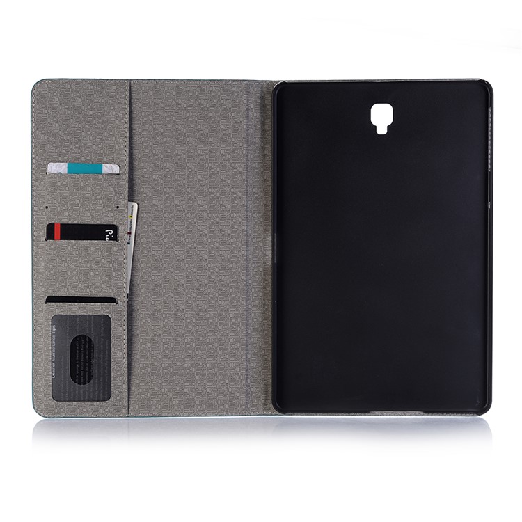 Crocodile Texture PU Leather Auto-wake/sleep Wallet Case for Samsung Galaxy Tab S4 10.5 - Blue-7
