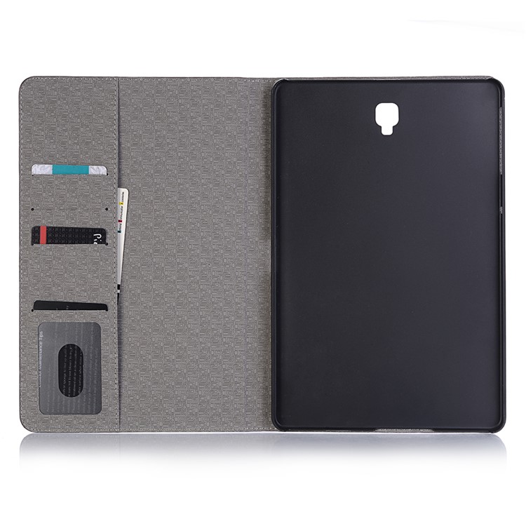 Crocodile Texture PU Leather Auto-wake/sleep Wallet Tablet Casing Accessory for Samsung Galaxy Tab S4 10.5 - Brown-3