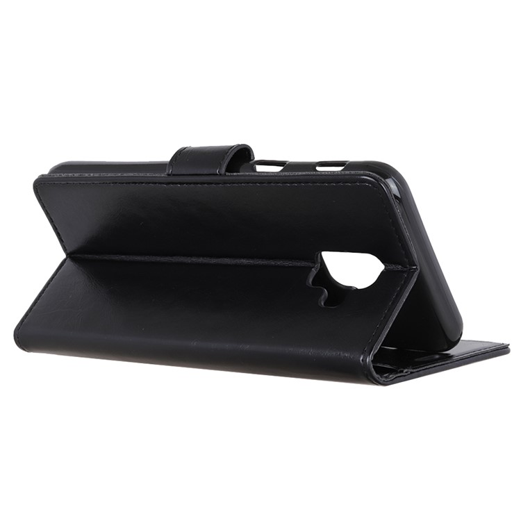 Crazy Horse Magnetic Stand Wallet Leather Mobile Phone Case for Samsung Galaxy J6 Plus / J6 Premium - Black-7