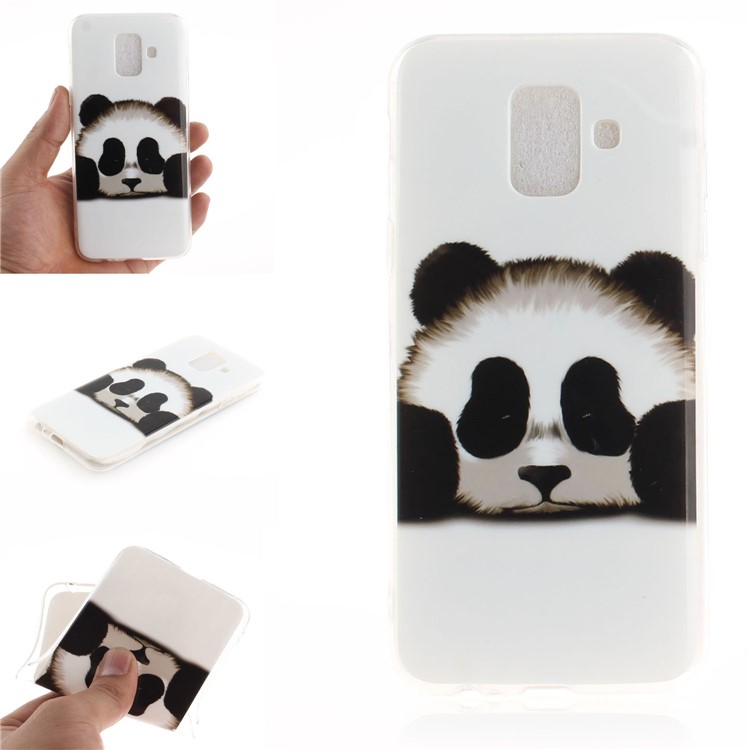 

Stylish Pattern Printing IMD TPU Soft Casing Shell for Samsung Galaxy A6 (2018) - Panda, Galaxy A6 (2018)