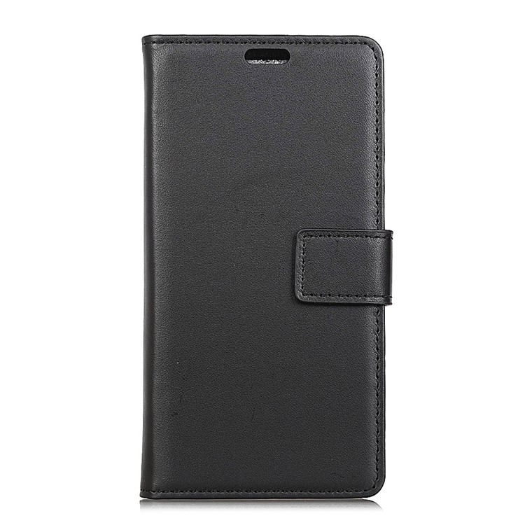 Wallet Stand Flip PU Leather Mobile Phone Case for Samsung Galaxy J4+ - Black-2