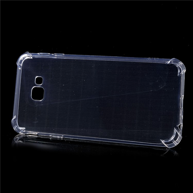 Shockproof Crystal Clear TPU Case for Samsung Galaxy J4+ / J4 Prime - Transparent-2