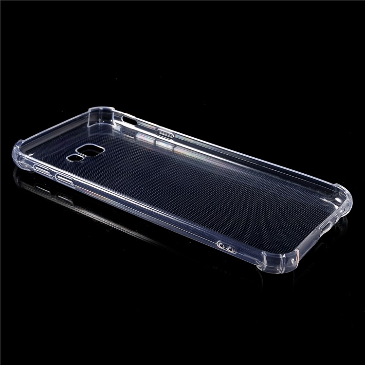 Shockproof Crystal Clear TPU Case for Samsung Galaxy J4+ / J4 Prime - Transparent-5