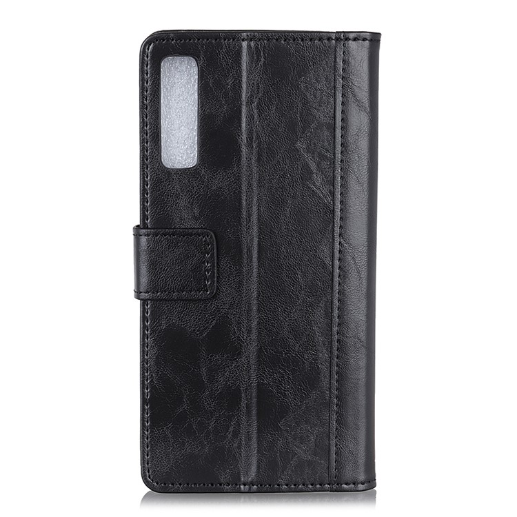 Rivet Decorated Leather Wallet Case for Samsung Galaxy A7 (2018) - Black-7