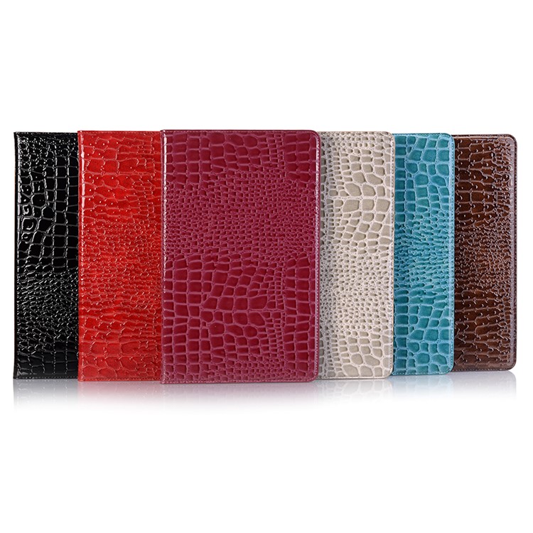 Funda Elegante De Billetera De Cuero De PU De Textura De Cocodrilo Para Samsung Galaxy Tab A 10.5 (2018) T590 T595 - Negro-11