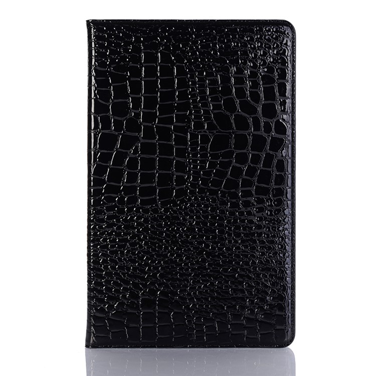 Funda Elegante De Billetera De Cuero De PU De Textura De Cocodrilo Para Samsung Galaxy Tab A 10.5 (2018) T590 T595 - Negro-2