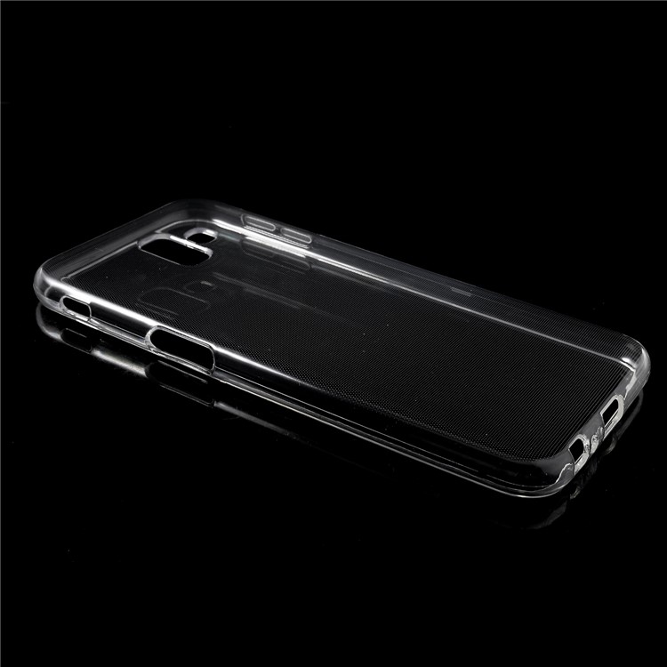 10PCS Clear TPU Protection Case with Non-slip Inner for Samsung Galaxy J6+-3