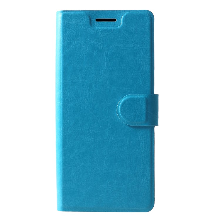 

Crazy Horse Texture Leather Magnetic Flip Case for Samsung Galaxy J6+ - Blue, Galaxy J6+
