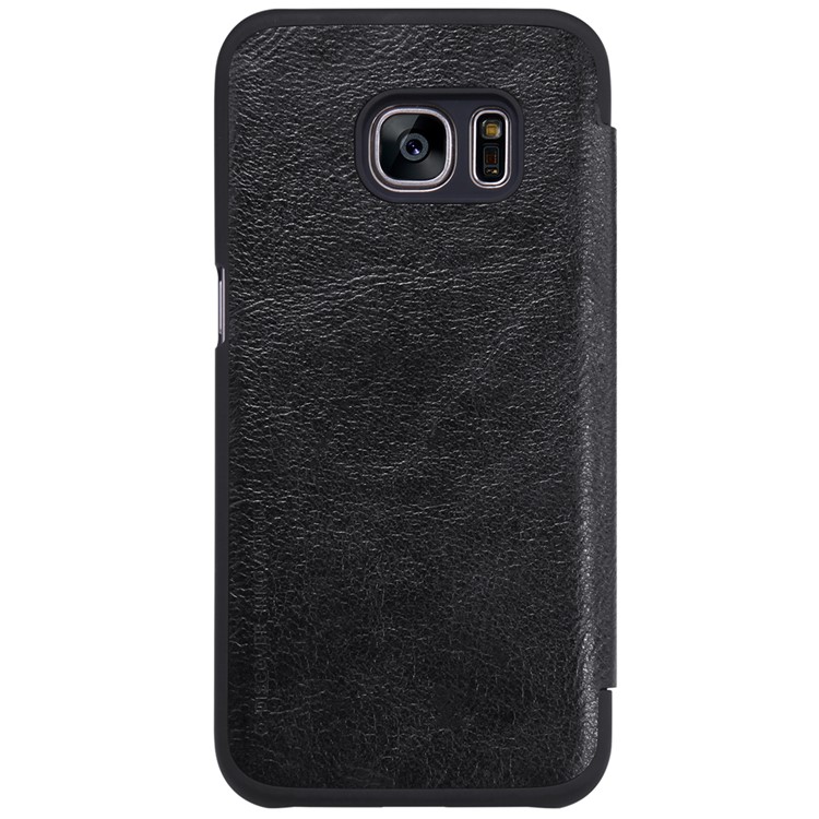 NILLKIN Qin Serie Ledertasche Für Samsung Galaxy S7 G930 Mit Kartensteckplatz - Schwarz-2