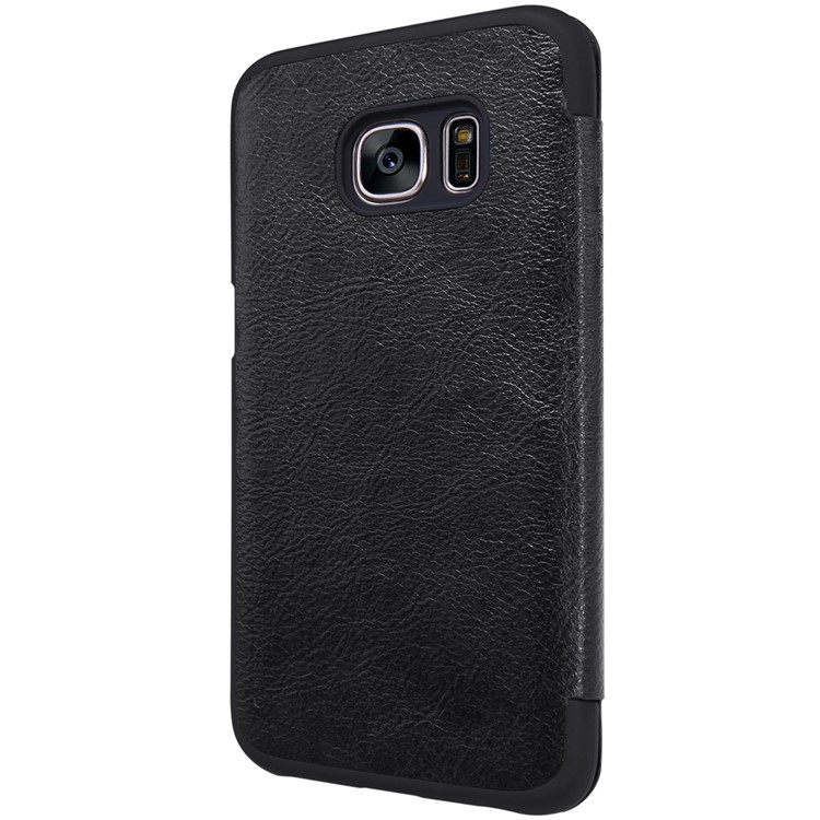 NILLKIN Qin Serie Ledertasche Für Samsung Galaxy S7 G930 Mit Kartensteckplatz - Schwarz-4