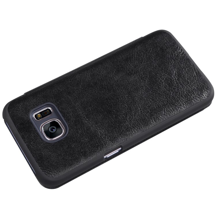 NILLKIN Qin Serie Ledertasche Für Samsung Galaxy S7 G930 Mit Kartensteckplatz - Schwarz-5