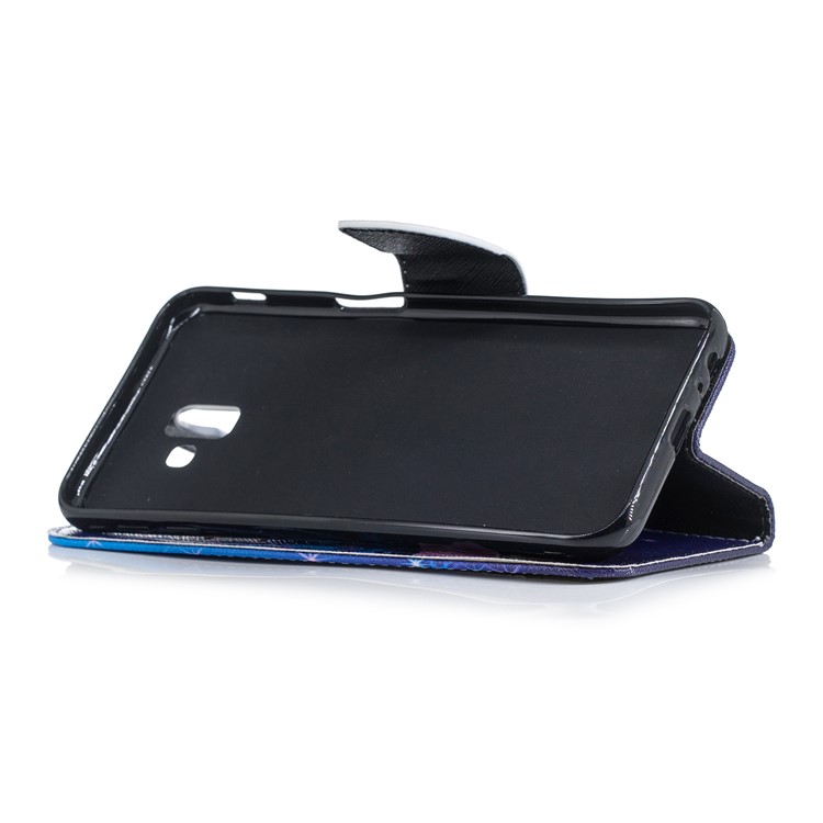Patterned Wallet Leather Magnetic Case for Samsung Galaxy J6+ / J6 Prime - Crystal Butterfly-5