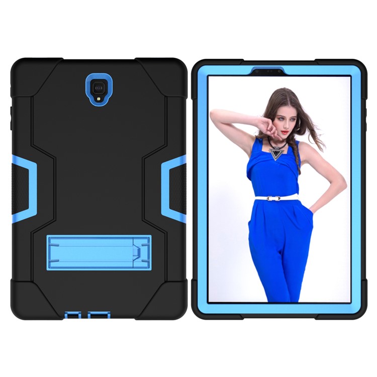 Funda PC K + Híbrida De Silicona Para Samsung Galaxy Tab S4 10.5 T830 T835 - Bebe Azul / Negro-4