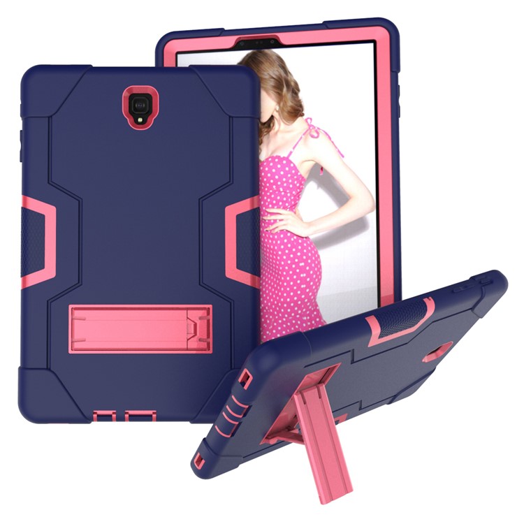 Cool PC: Carcasa Híbrida Híbrida De Kickstand Para Samsung Galaxy Tab S4 10.5 T830 T835 - Rosa / Púrpura-1
