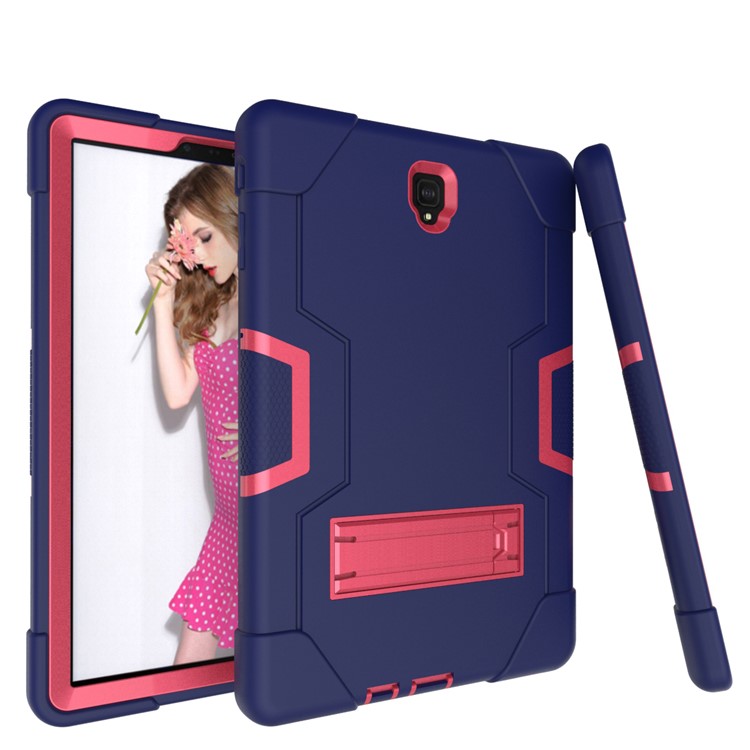 Cool PC: Carcasa Híbrida Híbrida De Kickstand Para Samsung Galaxy Tab S4 10.5 T830 T835 - Rosa / Púrpura-2