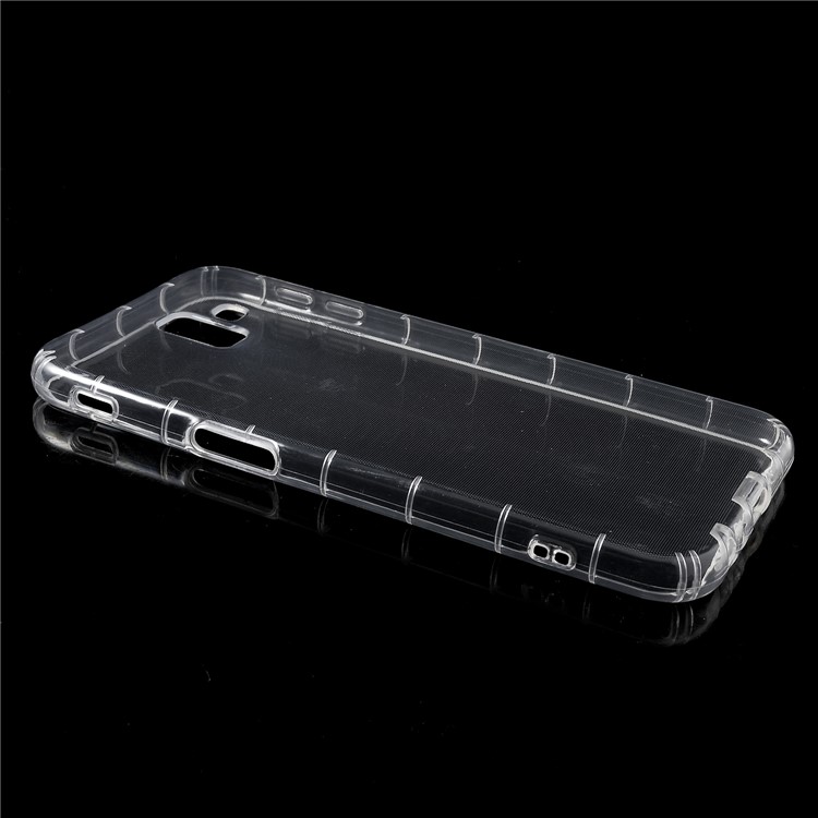 Shock Absorption Crystal Clear TPU Case for Samsung Galaxy J6 Plus-3