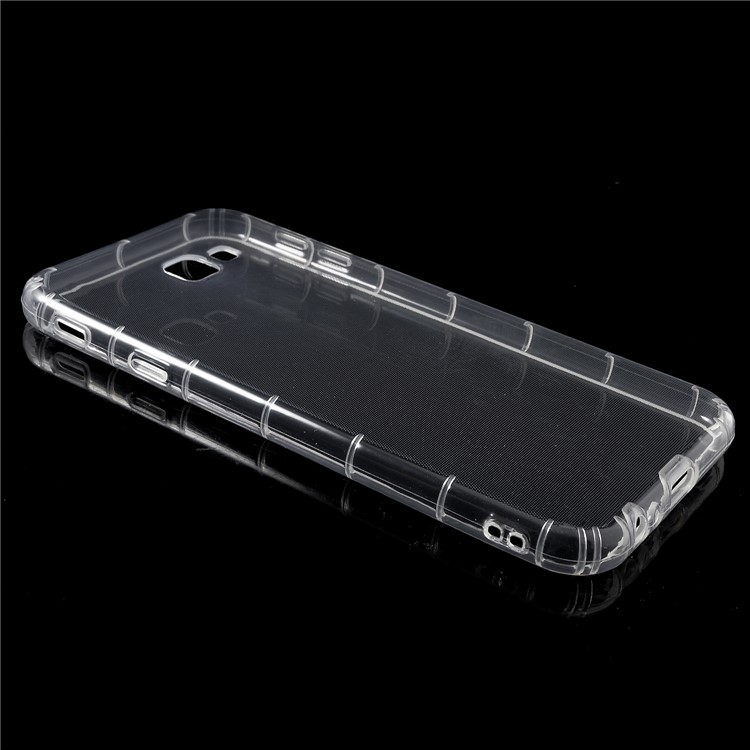 Shock Absorption Crystal Clear TPU Back Casing for Samsung Galaxy J4+-3