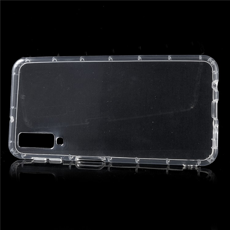 Shock Absorption Crystal Clear TPU Cellphone Cover for Samsung Galaxy A7 (2018)-2