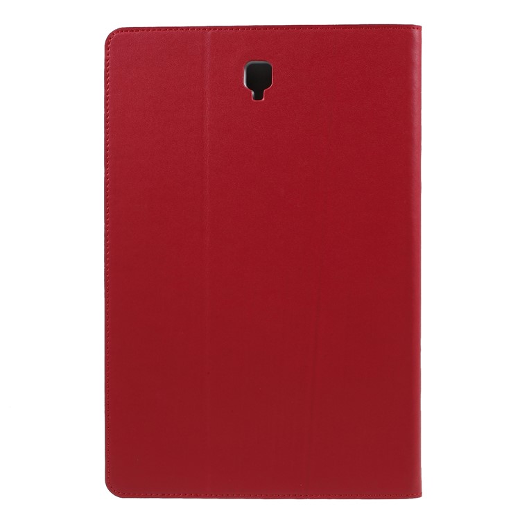 Funda De Cuero Genuino DOORMOON Para Samsung Galaxy Tab S4 10.5 T830 T837 - Rojo-2