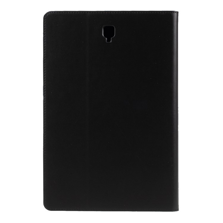 DOORMOON Genuine Leather Stand Cover for Samsung Galaxy Tab S4 10.5 T830 T837 - Black-2