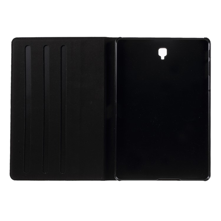 DOORMOON Genuine Leather Stand Cover for Samsung Galaxy Tab S4 10.5 T830 T837 - Black-6