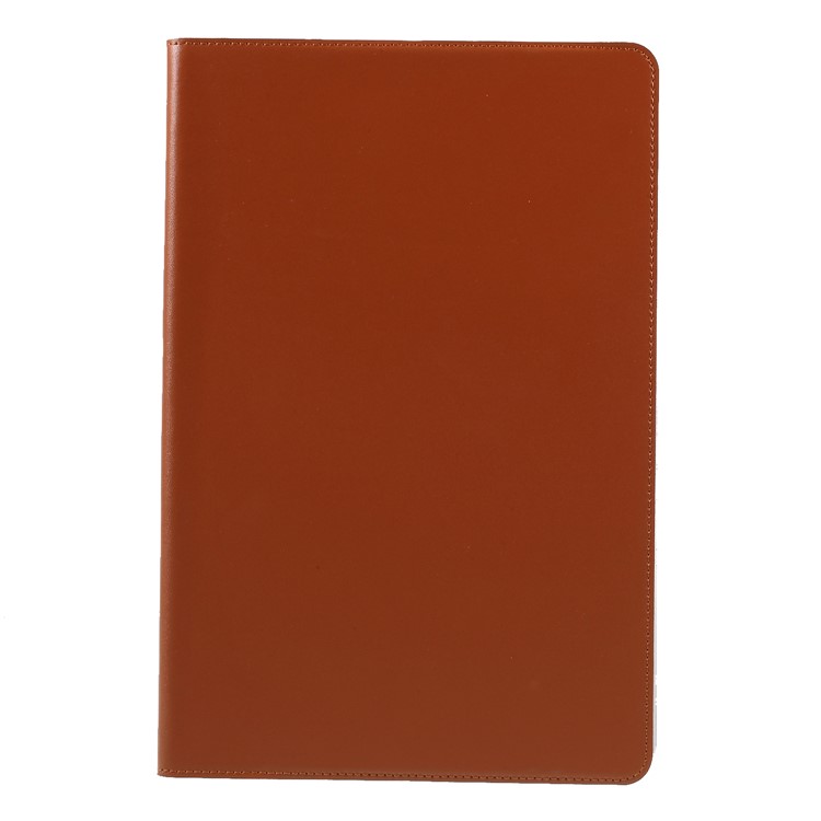 DOORMOON Genuine Leather Stand Shell Case for Samsung Galaxy Tab S4 10.5 T830 T837 - Brown-1
