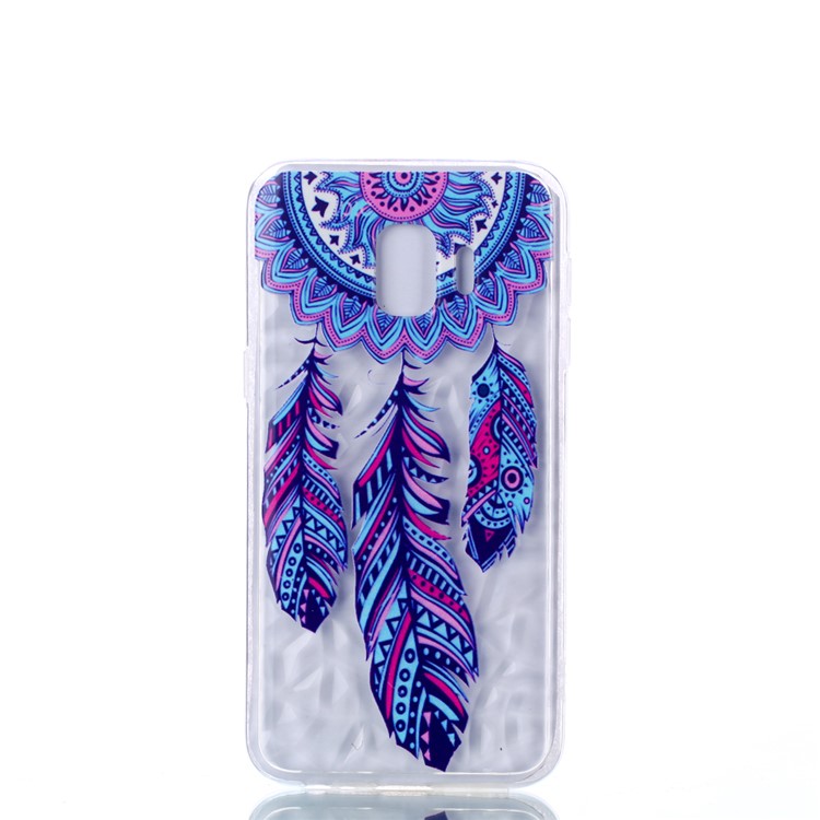 Embossed Pattern 3D Diamond Texture TPU Case for Samsung Galaxy J2 Core - Dream Catcher-2