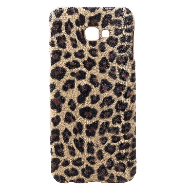 

PU Leather Coated PC Cell Phone Cover for Samsung Galaxy J4 Plus / J4 Prime - Leopard Texture, Galaxy J4+