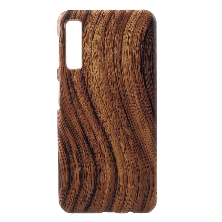 

PU Leather Coated PC Mobile Case for Samsung Galaxy A7 (2018) - Wood Texture, Galaxy A7 (2018)