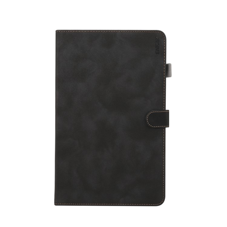 ENKAY for Samsung Galaxy Tab A 10.5 (2018) T590 / T595 Matte PU Leather Stand Smart Casing Shell - Black-2