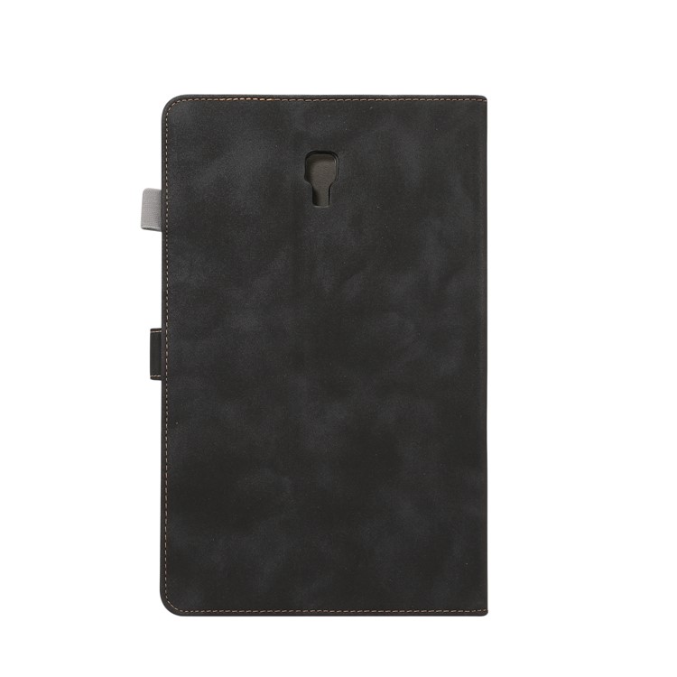 ENKAY for Samsung Galaxy Tab A 10.5 (2018) T590 / T595 Matte PU Leather Stand Smart Casing Shell - Black-3