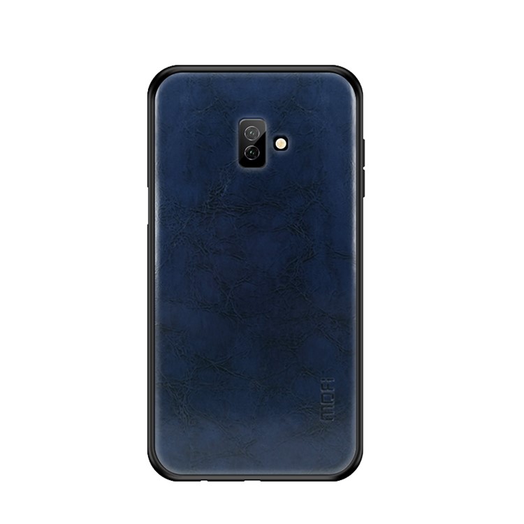 

MOFI PU Leather Coated PC + TPU Hybrid Mobile Phone Case for Samsung Galaxy J6+ - Blue, Galaxy J6+
