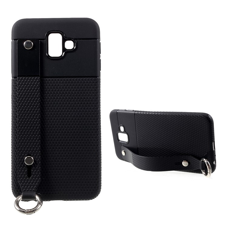

Triangle Pattern TPU Back Case for Samsung Galaxy J6+ - Black, Galaxy J6+